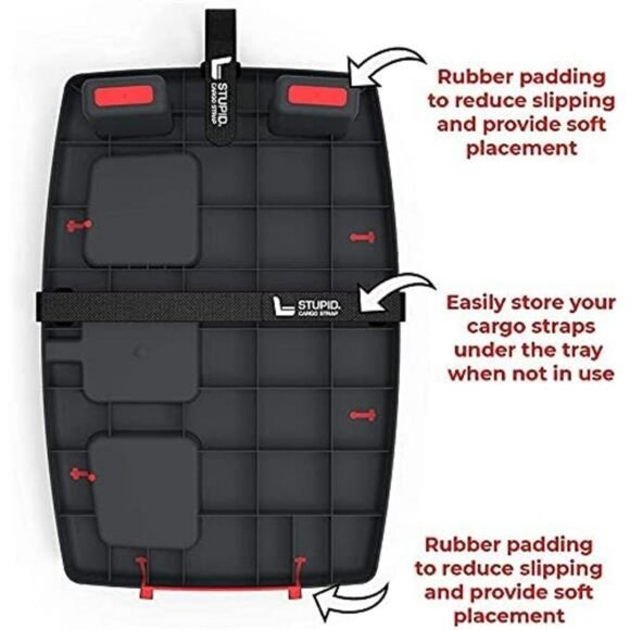 Car Tray - Classic Car Tray - Includes 3 Elastic Straps - Hot Rod - Picture 6 of 6